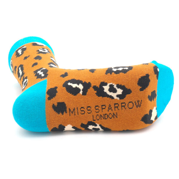 Miss Sparrow Leopard Spot Socks