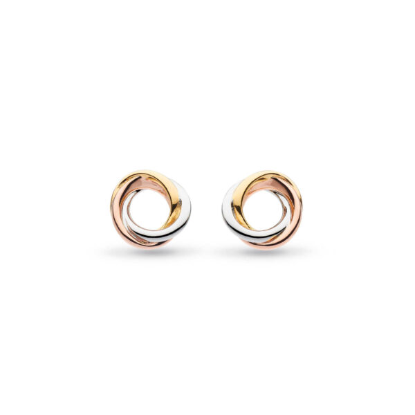 Bevel Trilogy Stud Earrings